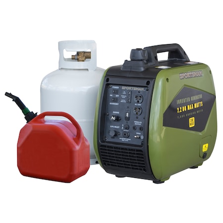 Sportsman Series Dual Fuel Portable 2200 Surge Watts Inverter Generator GEN2200DFI